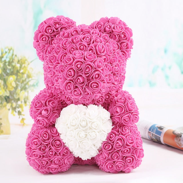 Teddy beer met roze